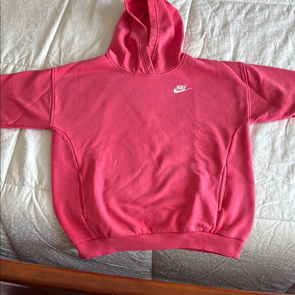 Nike Girls Pink Hoodie Sweater